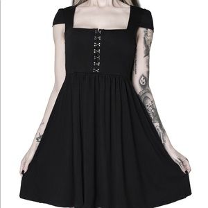 Killstar Punk-Tured Hook Skater Dress